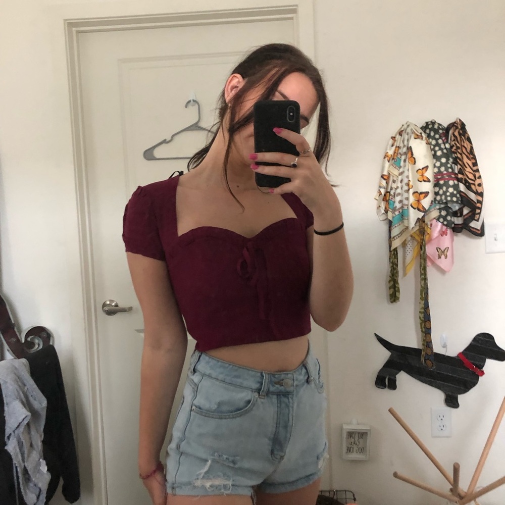 Cap sleeve top